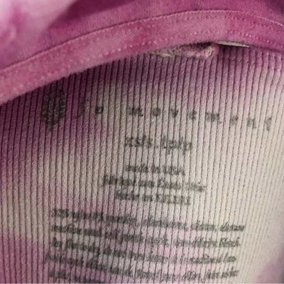 Free People Movement Pink Tie Dye Seamless On The Radar Sports Bra XS - Picture 12 of 13